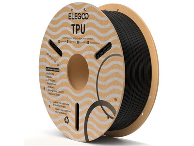 TPU ELEGOO BLACK FILAMENT 1KG 1.75MM