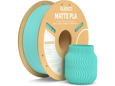 PLA MATTE ELEGOO TEAL GREEN FILAMENT 1KG 1.75MM