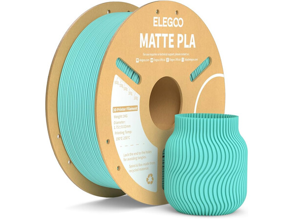 PLA MATTE ELEGOO TEAL GREEN FILAMENT 1KG 1.75MM