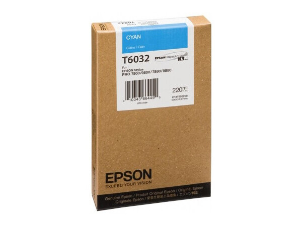 EPSON T6032 ORIGINAL CYAN INK