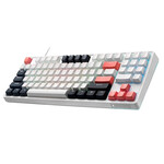 Thunderobot KG3089 Wired Mechanical Keyboard Red switch White