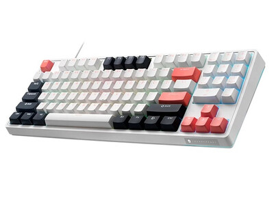 Thunderobot KG3089 Wired Mechanical Keyboard Red switch White