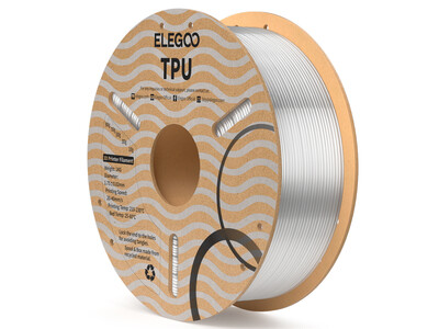 TPU ELEGOO TRANSLUCENT FILAMENT 1KG 1.75MM