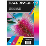 BLACK DIAMOND GLOSS PAPER A4 260G 50PK