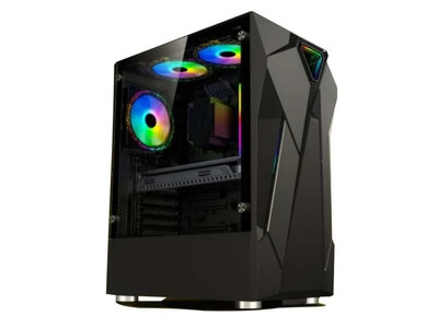 Armaggeddon TRON HOLO 5 ATX Gaming Case Black