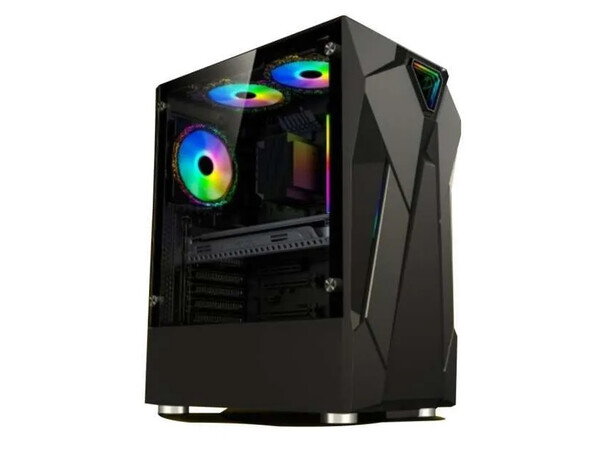 Armaggeddon TRON HOLO 5 ATX Gaming Case Black