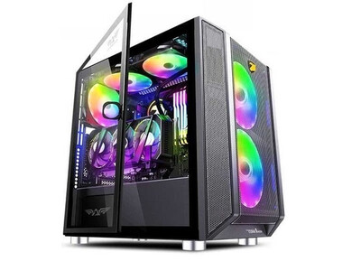 Armaggeddon TESSERAXX Core 1 AIR Micro ATX Case Black