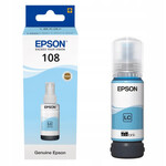 EPSON 108 ORIGINAL INK BOTTLE LIGHT CYAN 70ML