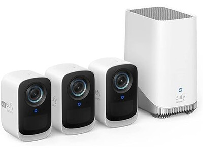 Anker Eufy Security Camera Kit Eufycam3C 3+1 & Home Base