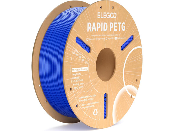 RAPID PETG ELEGOO BLUE FILAMENT 1KG 1.75MM