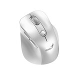 Genius Mouse Wireless+BT Rechargeable Mini RGB Ergo 9000S Pro White