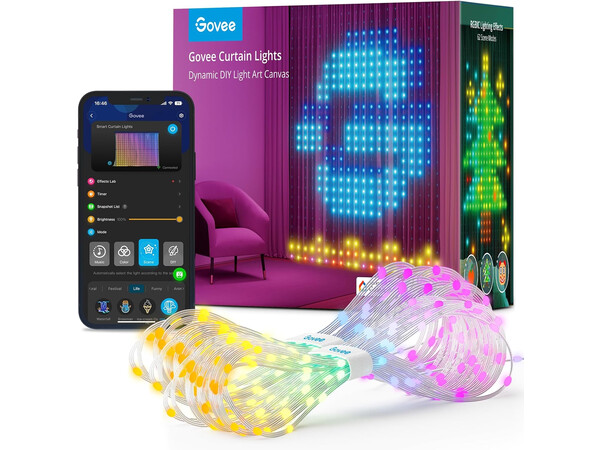 Govee WIFI + Bluetooth Curtain Light