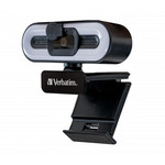 Verbatim Webcam Full HD Autofocus with Microphone & Light AWC-02