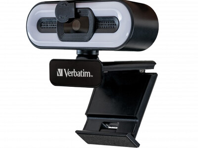 Verbatim Webcam Full HD Autofocus with Microphone & Light AWC-02