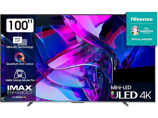 Hisense 100U7KQ 100'' 4K Smart QLED MINI LED 120hz TV