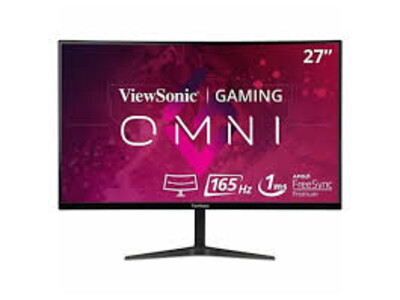 Viewsonic OMNI Gaming Curved Monitor SuperClear VA 27 QHD 1440p 165hz 1ms VX2718-2KPC-mhd