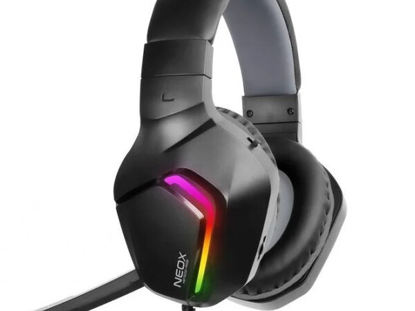 Alcatroz NEOX HP500 2.1 RGB Gaming Headset Black Gray