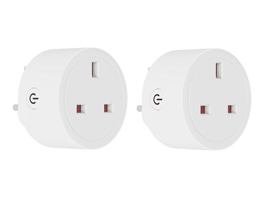 WOOX R6147 Wi-Fi Smart Plug With Power Metering 13A UK (2pack)