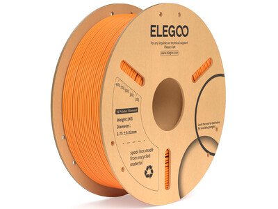 RAPID PLA+ ELEGOO ORANGE FILAMENT 1KG 1.75MM