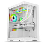 Armaggeddon Aquaron Micro ATX Gaming Case White