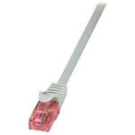 LOGILINK 0.25M CAT6 GREY UTP PATCH CABLE