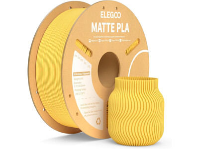 PLA MATTE ELEGOO FILAMENT SUNSHINE YELLOW 1KG 1.75MM