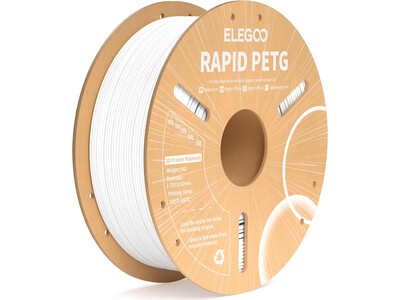 RAPID PETG ELEGOO WHITE FILAMENT 1KG 1.75MM