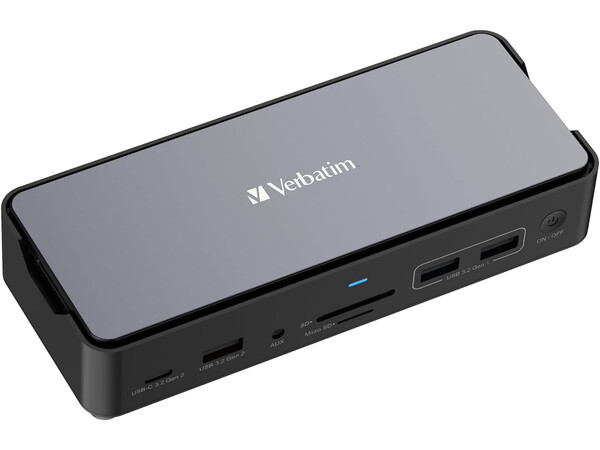 Verbatim 15in1 Pro Docking Station with Built-in 256GB SSD