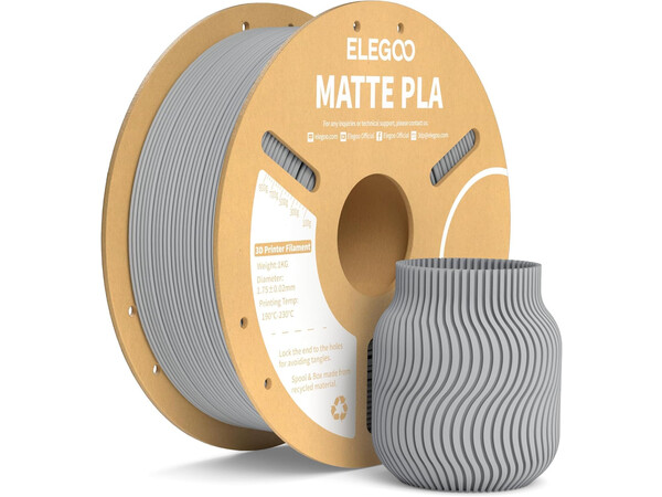 PLA MATTE ELEGOO FILAMENT SLATE GREY 1KG 1.75MM