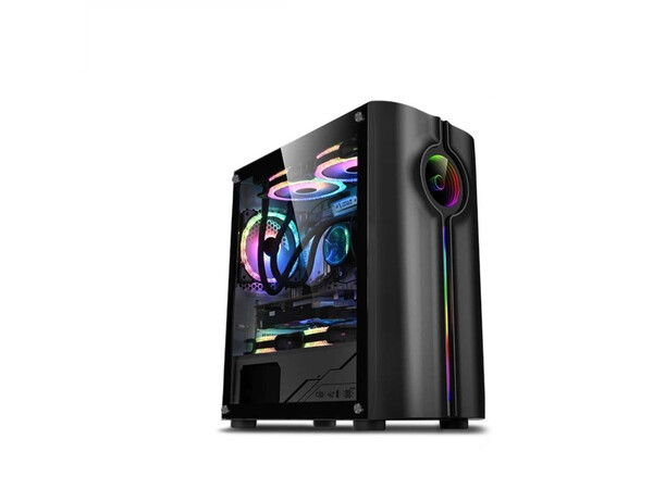 Armaggeddon TRON HOLO 3 Micro ATX Gaming Case Black