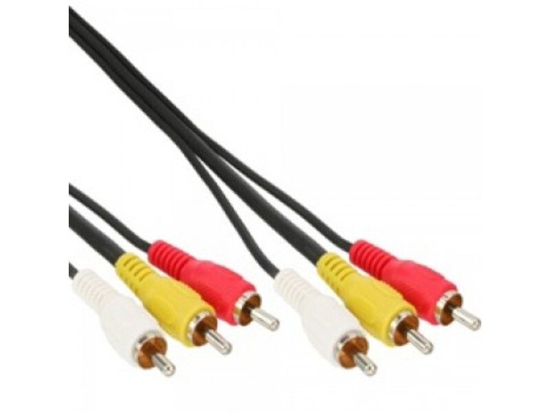 3 RCA AUDIO-VIDEO CABLE 5M M/M - WIRING/CABLES - Cartridge World Cyprus  Online Shop