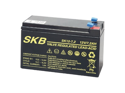 SKB Lead Acid Battery 12V 7.2AH 150W SK12-7.2