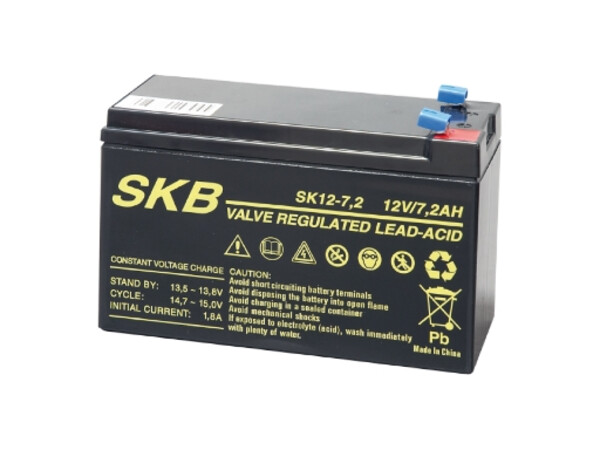 SKB Lead Acid Battery 12V 7.2AH 150W SK12-7.2