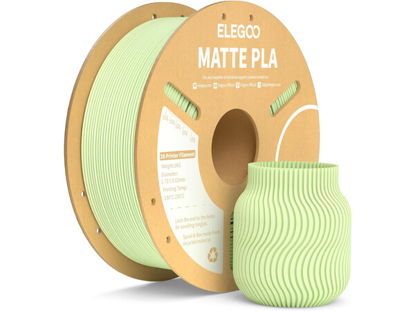 PLA MATTE ELEGOO FILAMENT MINT GREEN 1KG 1.75MM