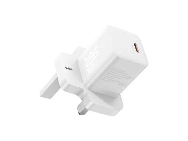 Baseus Charger Wall 30W USB-C UK MINI GaN5 White