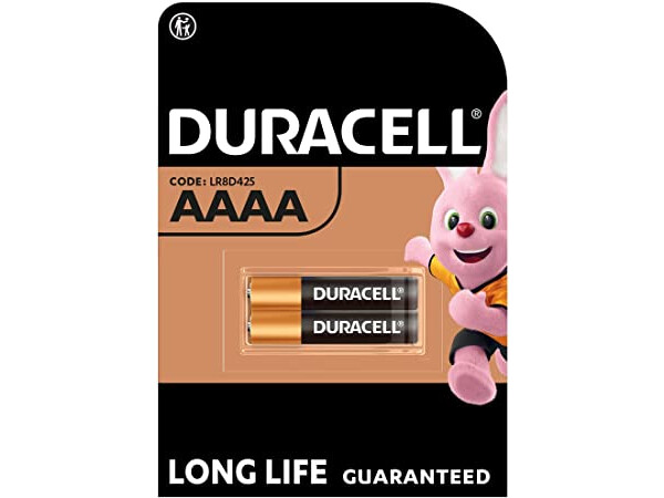 Duracell Alkaline AAAA LR80425 Batteries 2pcs