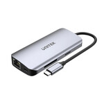 Unitek USB-C Hub 3xUSB/2xHDMI MST/SD/Gb/PD100W D1122A