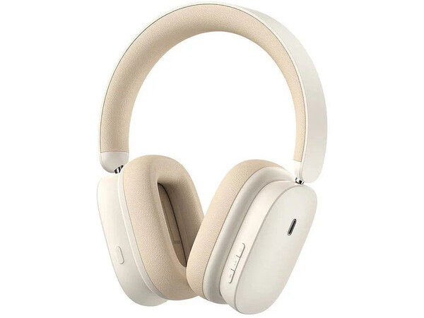 Baseus Bowie H1 Noise Cancelling Wireless Headphones White