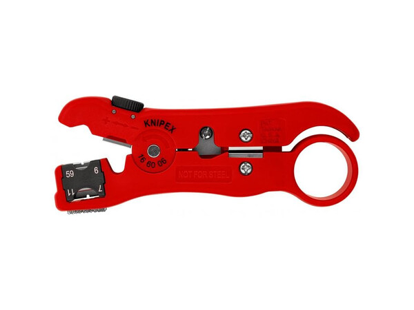 Knipex 166006SB Universal Wire Stripper Coax & Data