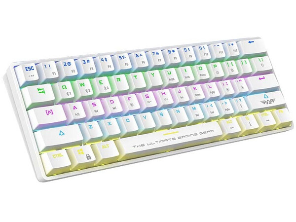 Armaggeddon MBA-61R Bluetooth Mechanical BLUE Keyboard White