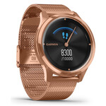 GARMIN VIVOMOVE LUXE ROSE GOLD-BLACK MILANESE