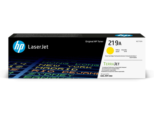 HP 219A ORIGINAL TONER YELLOW W2192A