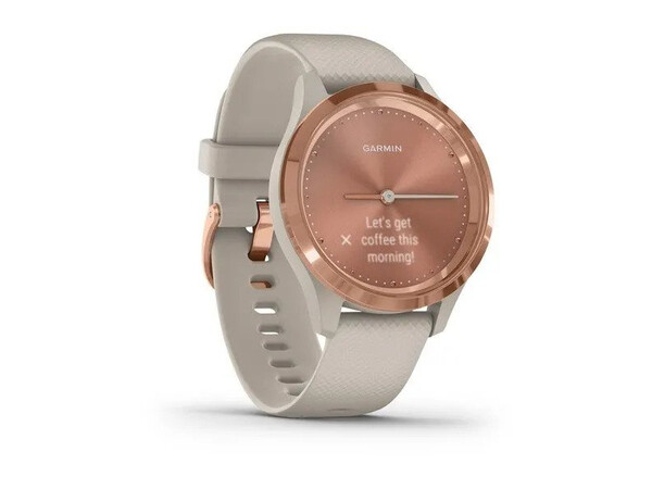 GARMIN VIVOMOVE 3S SPORT ROSE GOLD STAINLESS STEEL