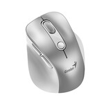 Genius Mouse Wireless+BT Rechargeable Mini RGB Ergo 9000S Pro Silver