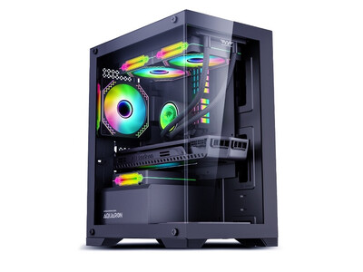 Armaggeddon Aquaron Micro ATX Gaming Case Black