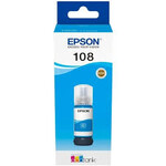 EPSON 108 ORIGINAL INK BOTTLE CYAN 70ML