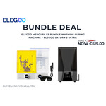 BUNDLE INCLUDES ELEGOO SATURN 3 ULTRA 3DPRINTER AND WASHING CURING MACHINE