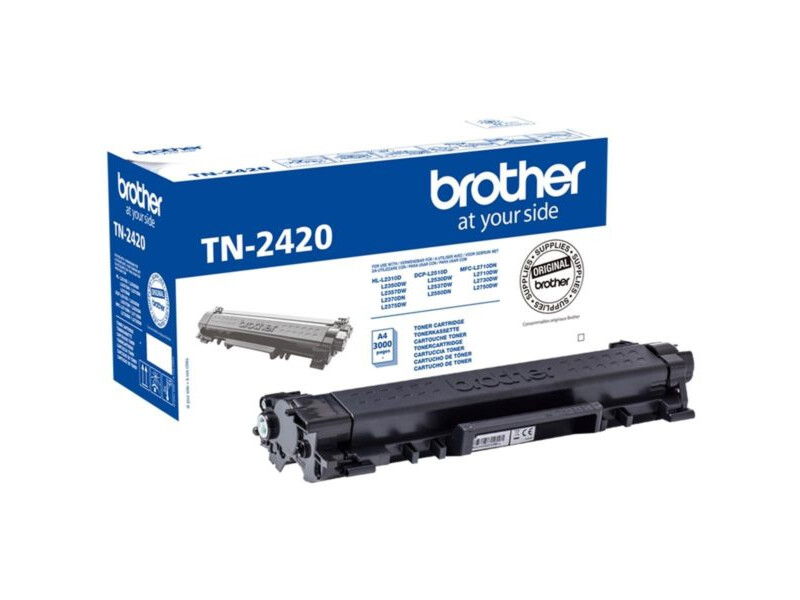No chip TN2420 Compatible Black toner cartridge for Brother HL