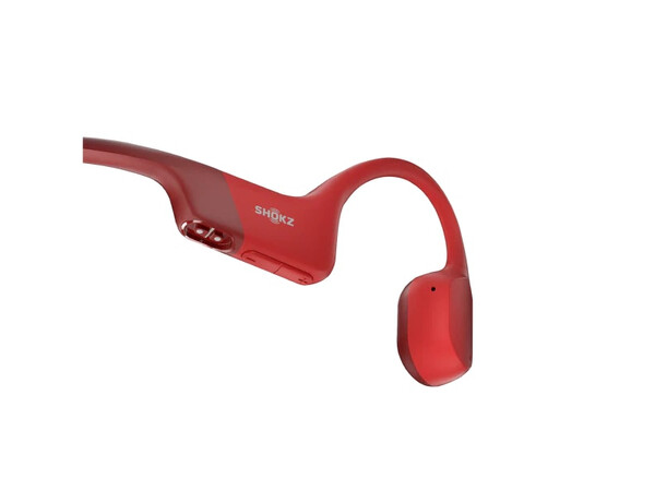 SHOKZ OPEN RUN WIRELESS BONE CONDUCTION HEADPHONE RED