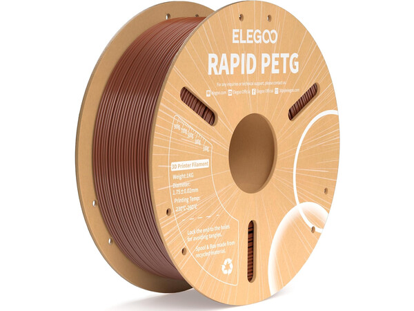 RAPID PETG ELEGOO BROWN FILAMENT 1KG 1.75MM